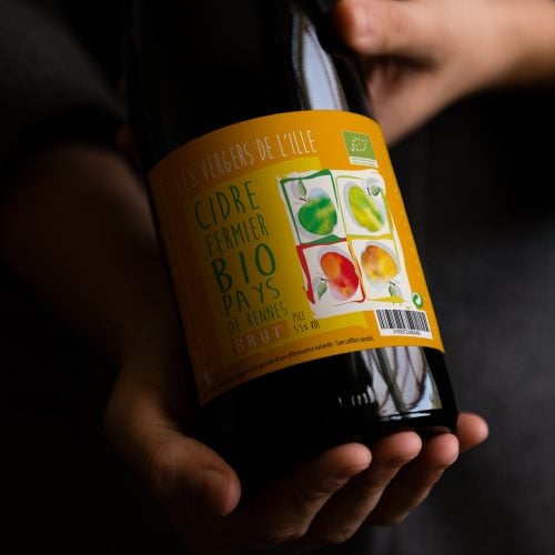 verger de lile etiquette cidre bio verger de lile rennes 35