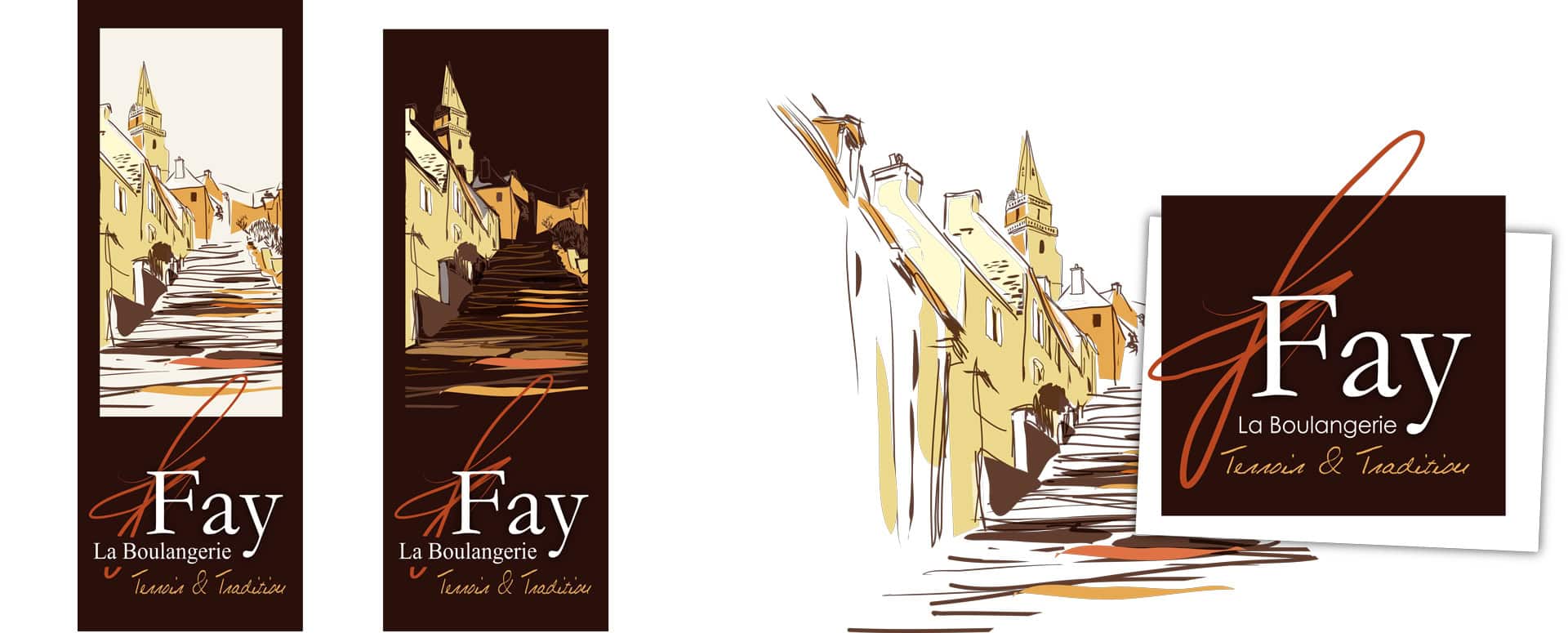 fay logo illustration boulangerie lannion boitage emballage artisan breton