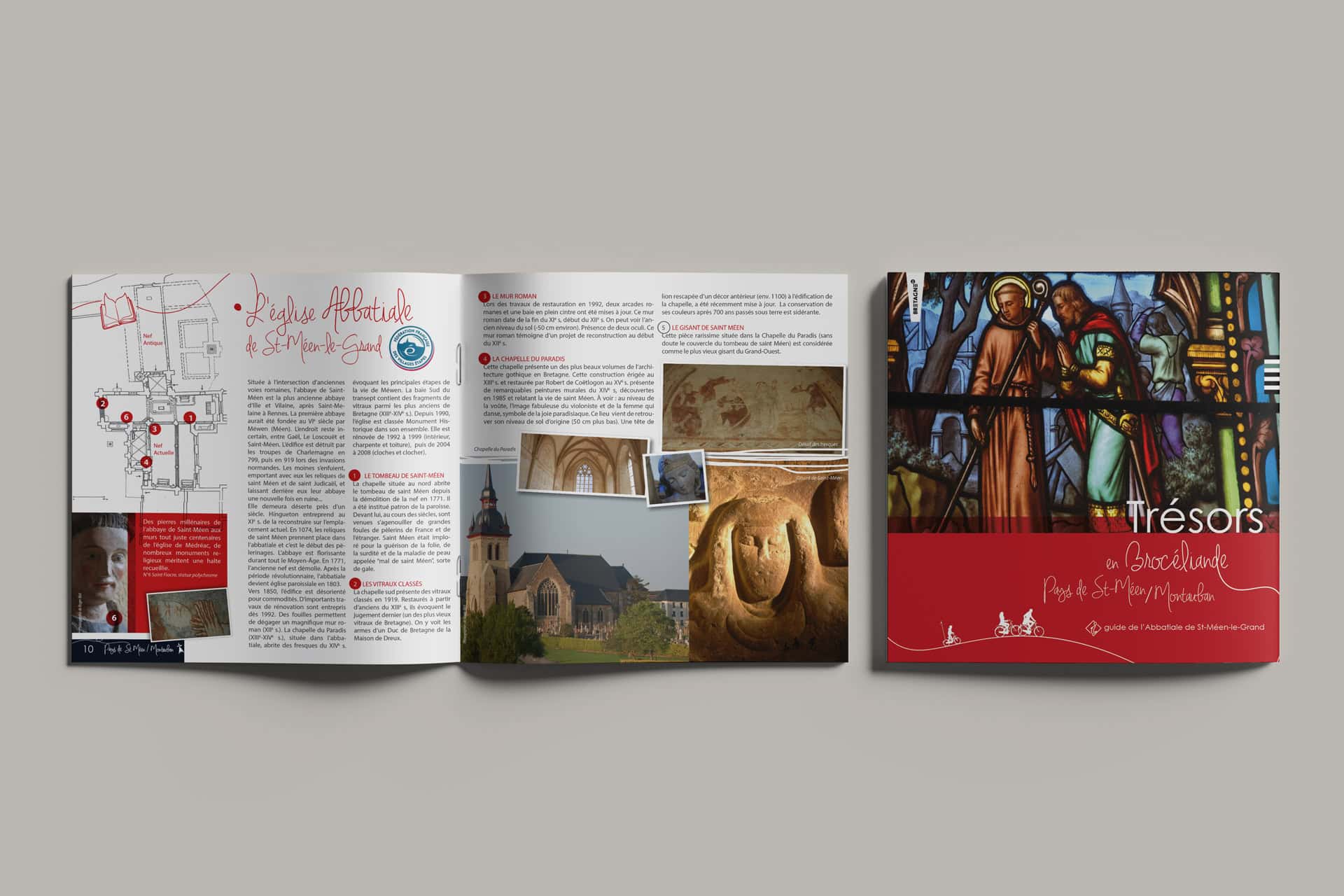 office tourisme de st meen le grand guide touristiqye de st meen le grand velo tourisme brochure carrée historique
