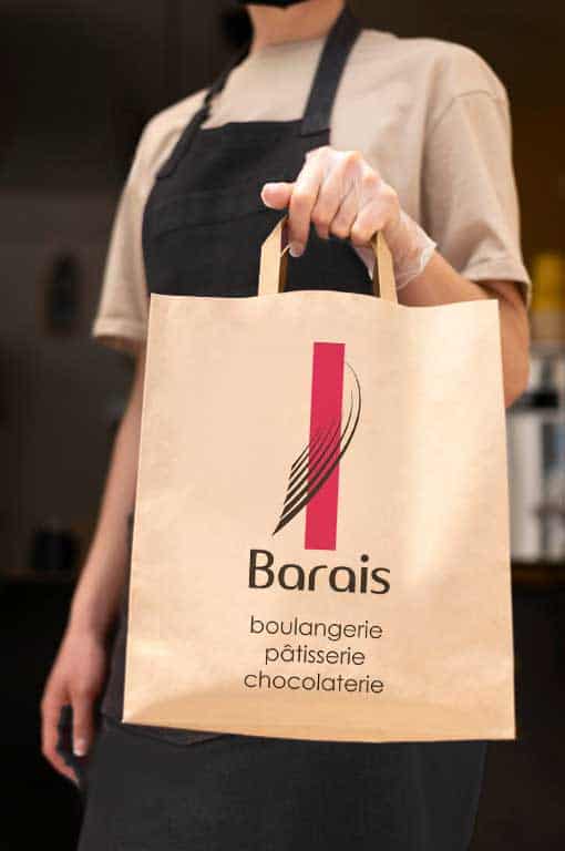 boulangerie sac a pain patisserie branding barais artisan