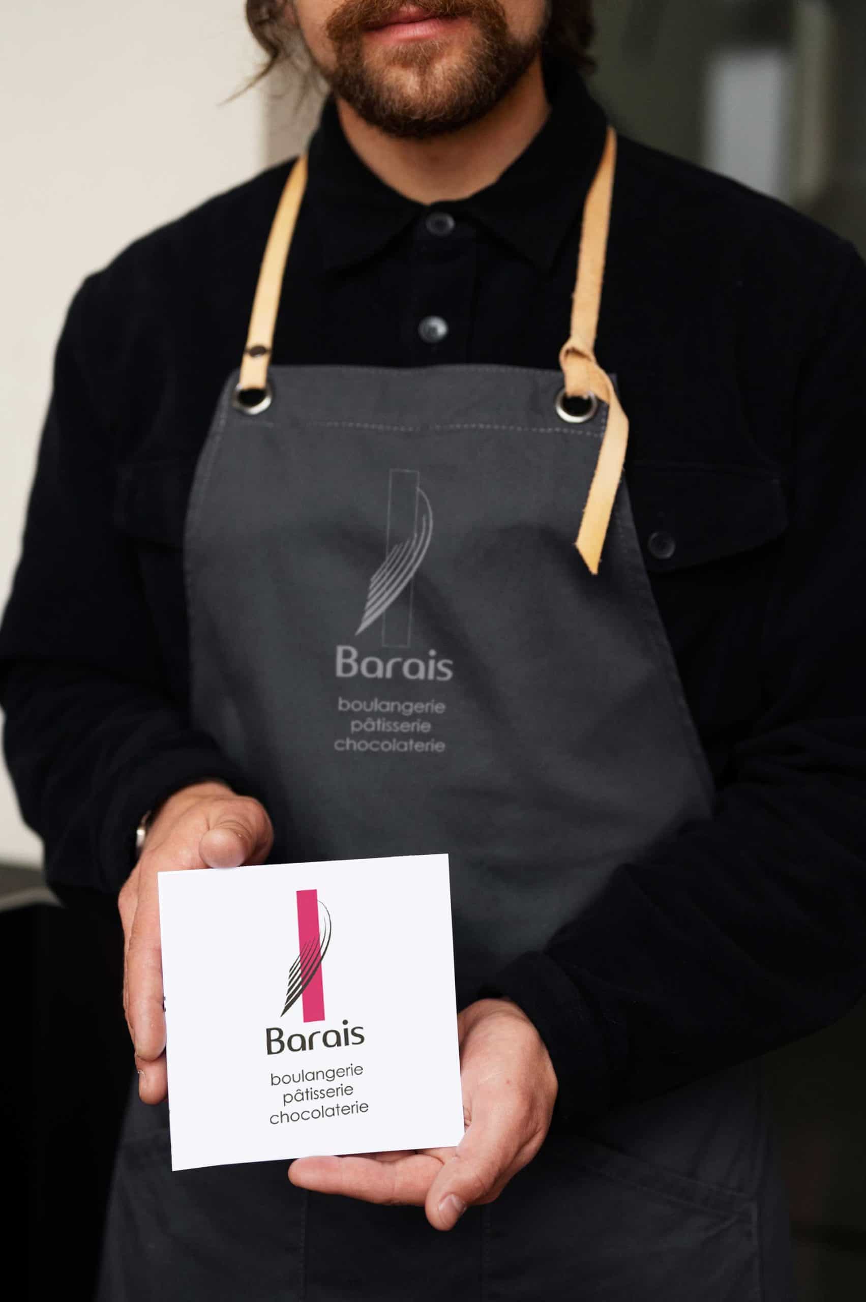 tablier carton carré branding boulangerie artisan