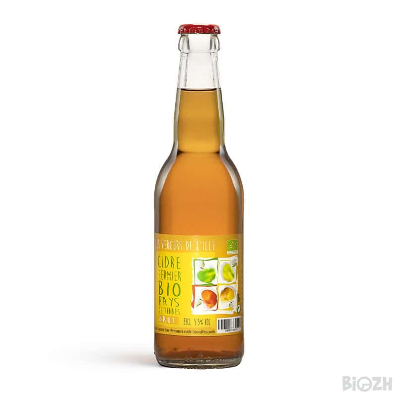 vergers de lille cidre brut 33cl biozh