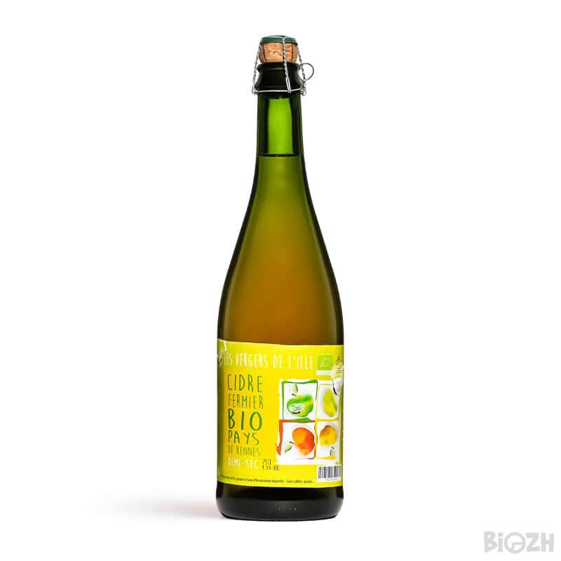vergers de lille cidre demi sec biozh
