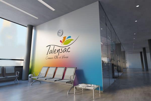mockup talensac mur de mairie